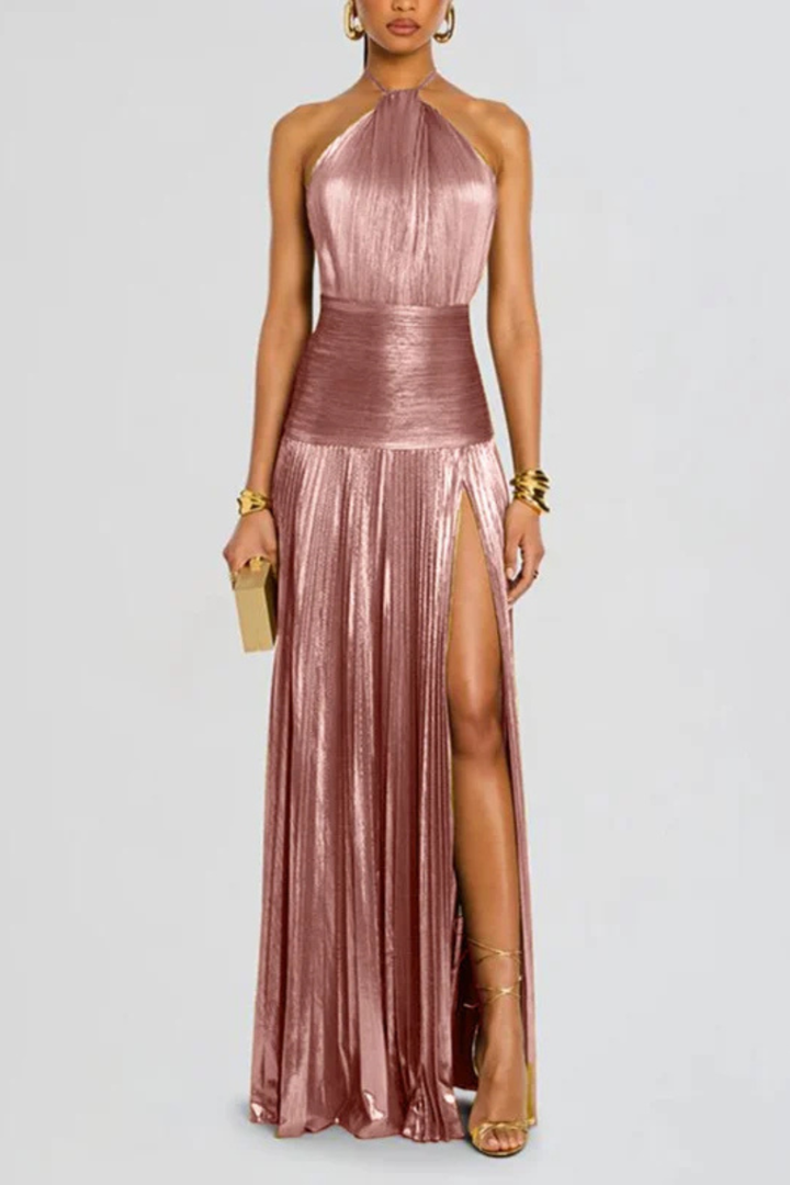 Women's Satin Maxi Dress for Wedding Guests (13)