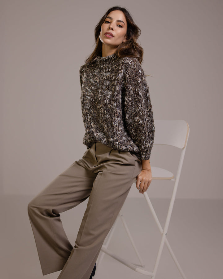 Women's Sweater in Wool Blend for Winter (2)