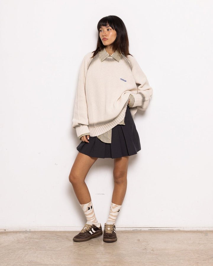 Women's Sweater with Relaxed Fit Crew Neck (2)