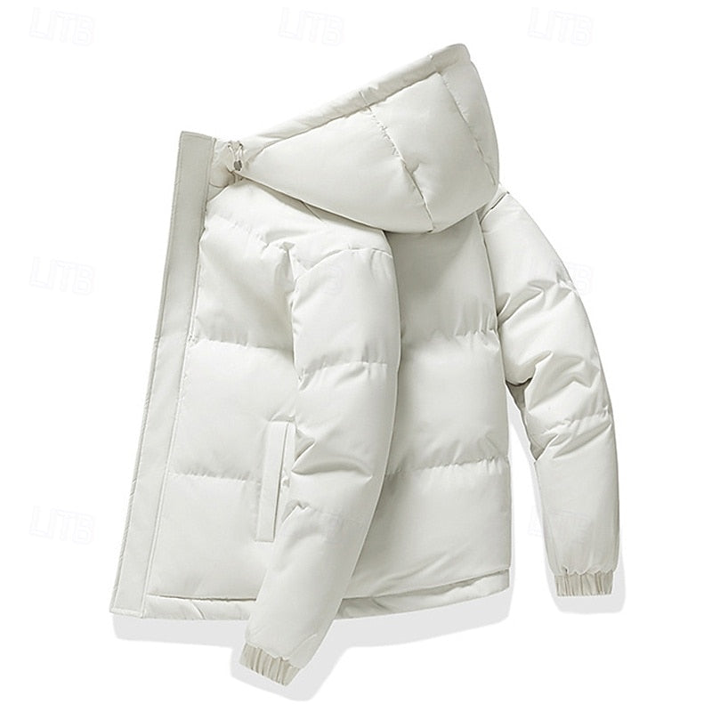 Men's Warm Insulated Hooded Puffer Jacket