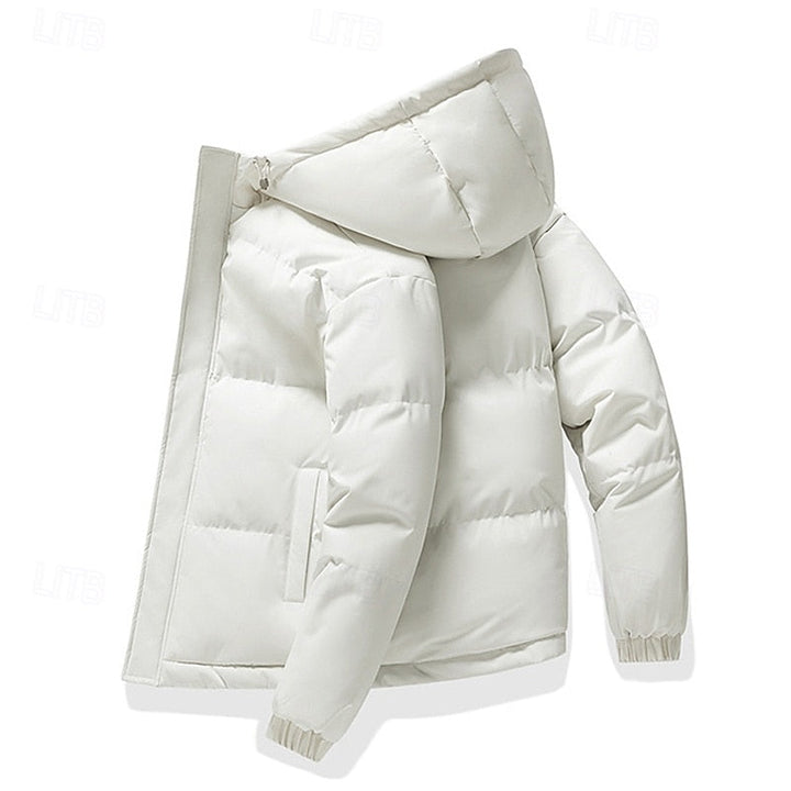 Men's Warm Insulated Hooded Puffer Jacket