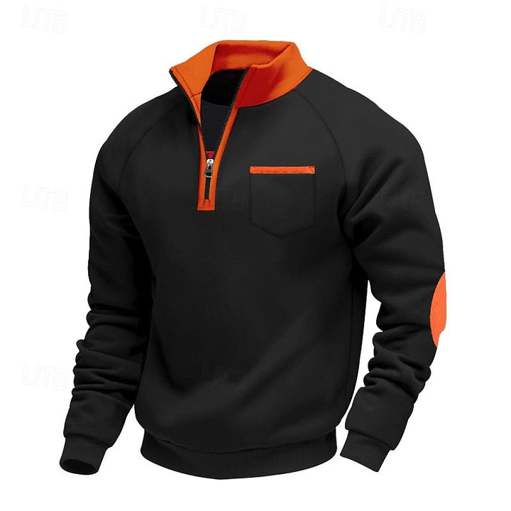 Men's Cosy Fleece Quarter Zip Pullover